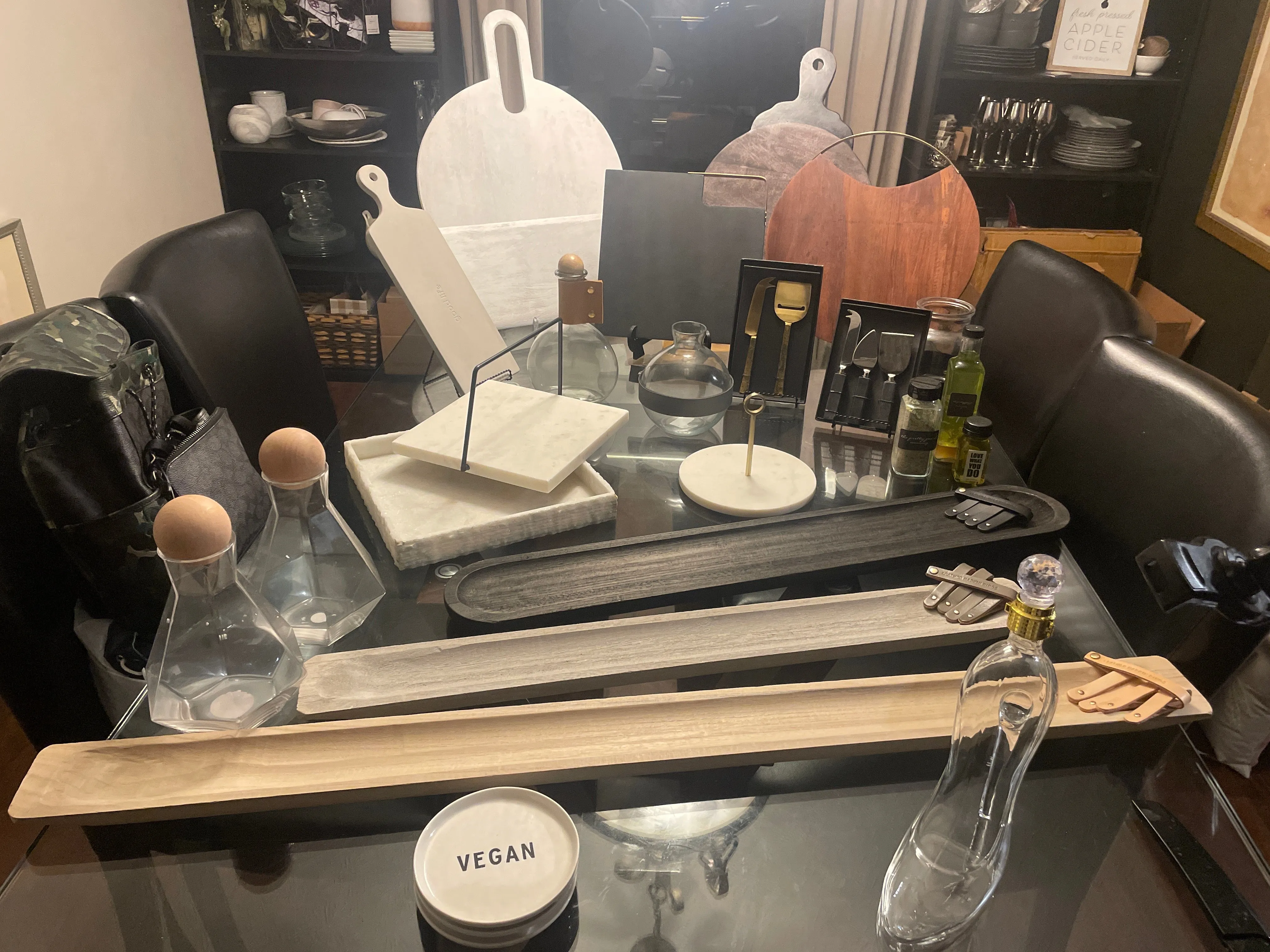 COMING SOON……….                          THE ENTERTAINMENT COLLECTION……Trays, Boards, Decanters, ServingWare and so much more!